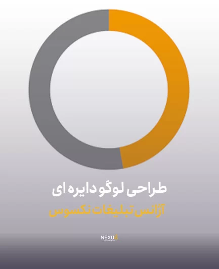 طراحی آرم دایره ای